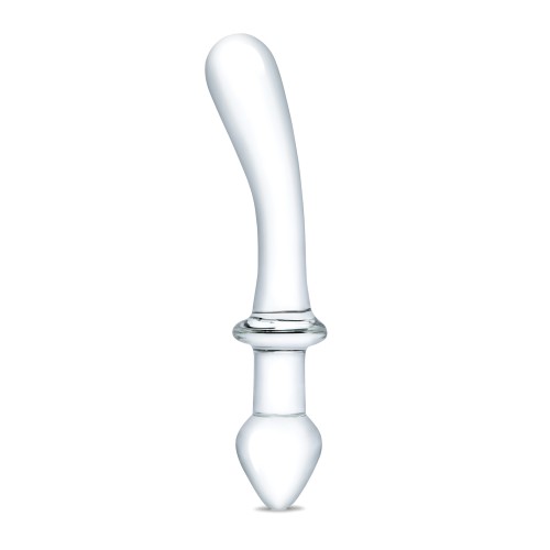 Dildo Doble Curvado Clásico de Glas de 9"