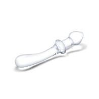 Dildo Doble Curvado Clásico de Glas de 9"