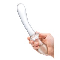 Dildo Doble Curvado Clásico de Glas de 9"