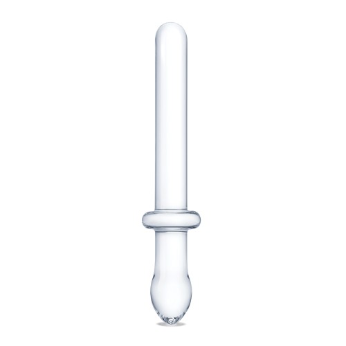 Dildo Doble Punta Clásico de Cristal 9.25" Transparente