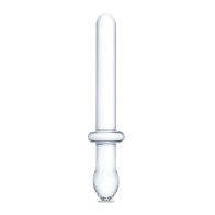 Dildo Doble Punta Clásico de Cristal 9.25" Transparente