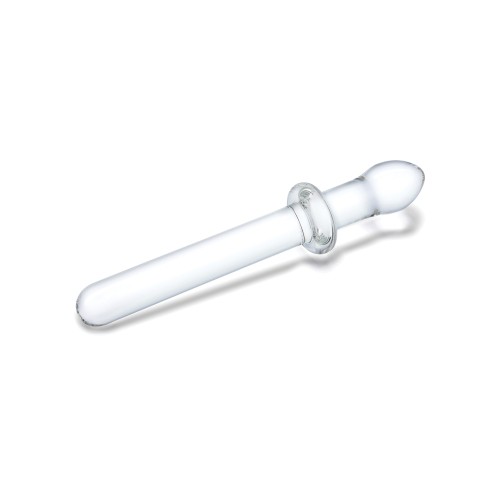 Dildo Doble Punta Clásico de Cristal 9.25" Transparente