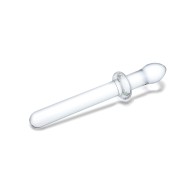 Glas 9.25 Classic Smooth Dual Ended Dildo Clear