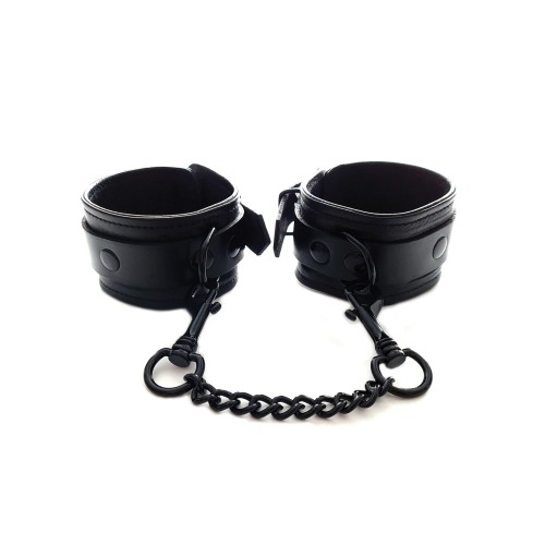 Black Rouge Leather Wrist Cuffs