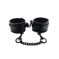 Black Rouge Leather Wrist Cuffs