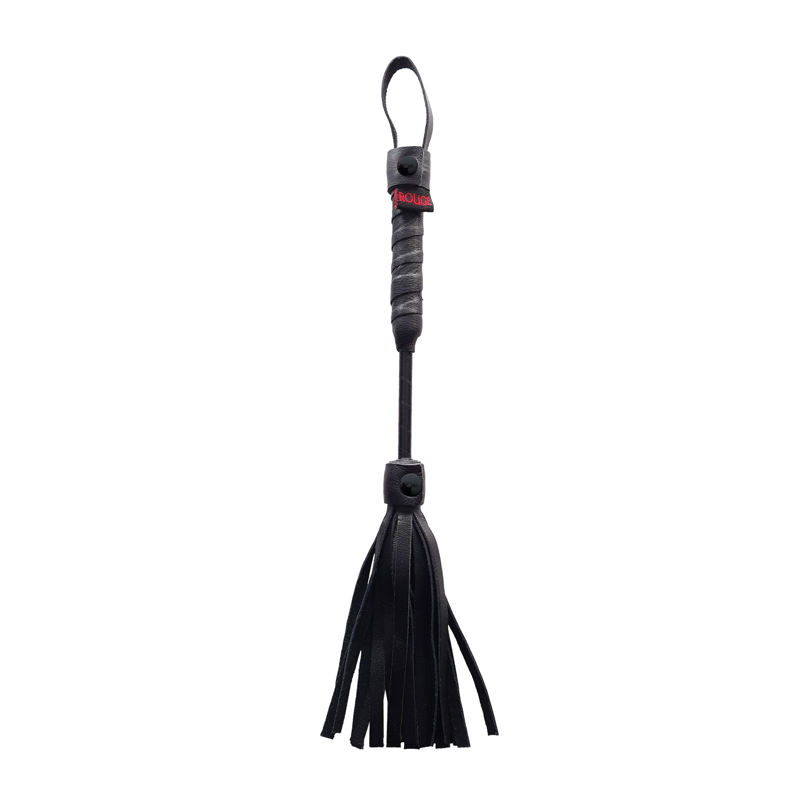 Flogger de Cuero Mini Rouge Negro