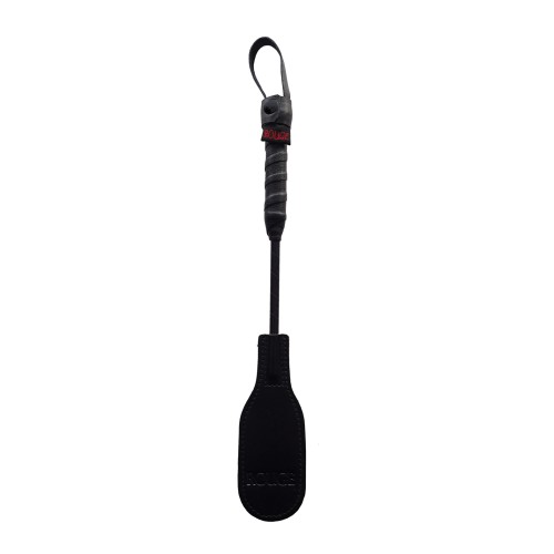 Rouge Mini Leather Oval Paddle - Black