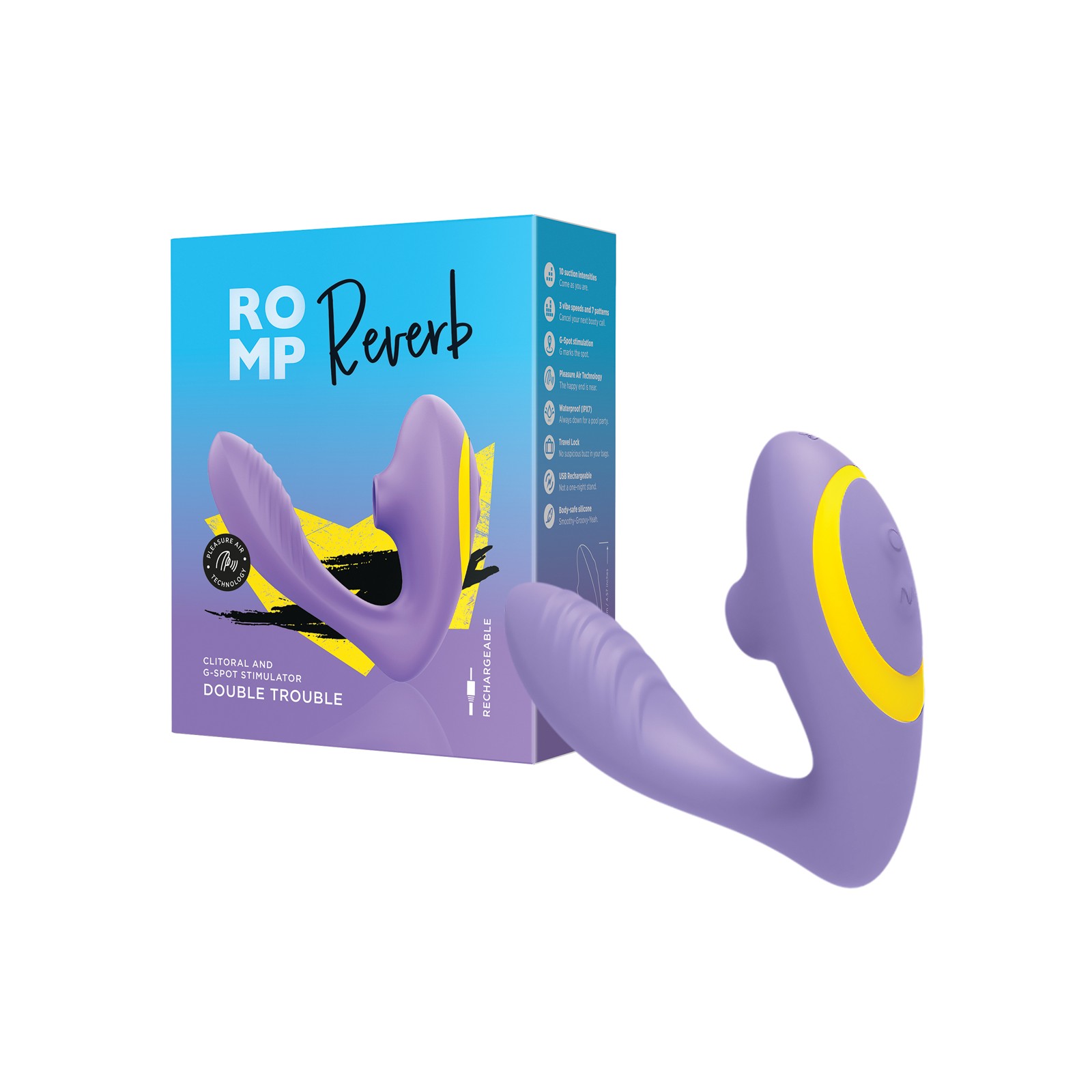 Romp Reverb Lilac for Multi-Stimulation Pleasure