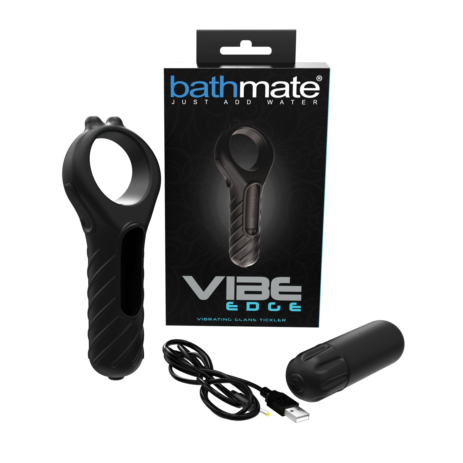 Bathmate Vibe Edge Stimulator Black