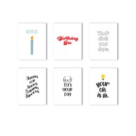 Everyday Pack Naughty Greeting Cards Variety Pack