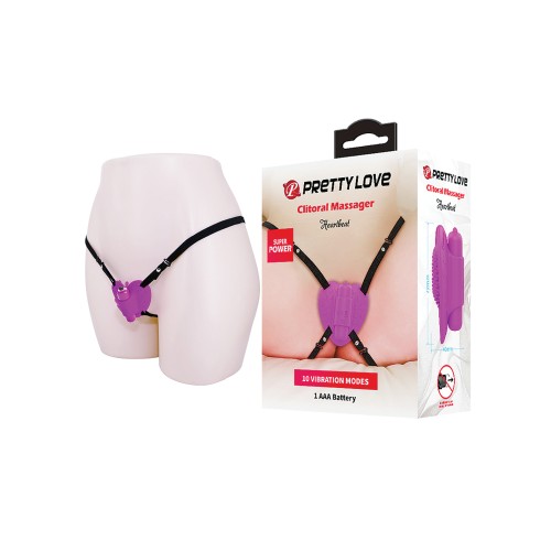 Vibrador Strap-On Pretty Love Heartbeat