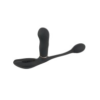 GoGasm Pussy & Ass Vibrator - Black