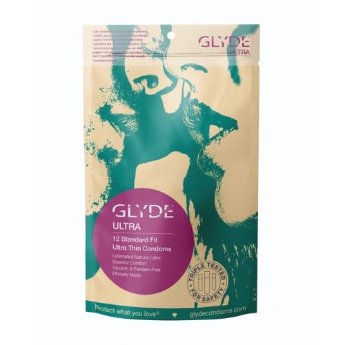 Preservativos Glyde Ultra Paquete de 12