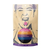 Glyde Assorted Flavors Pack of 10 Condoms