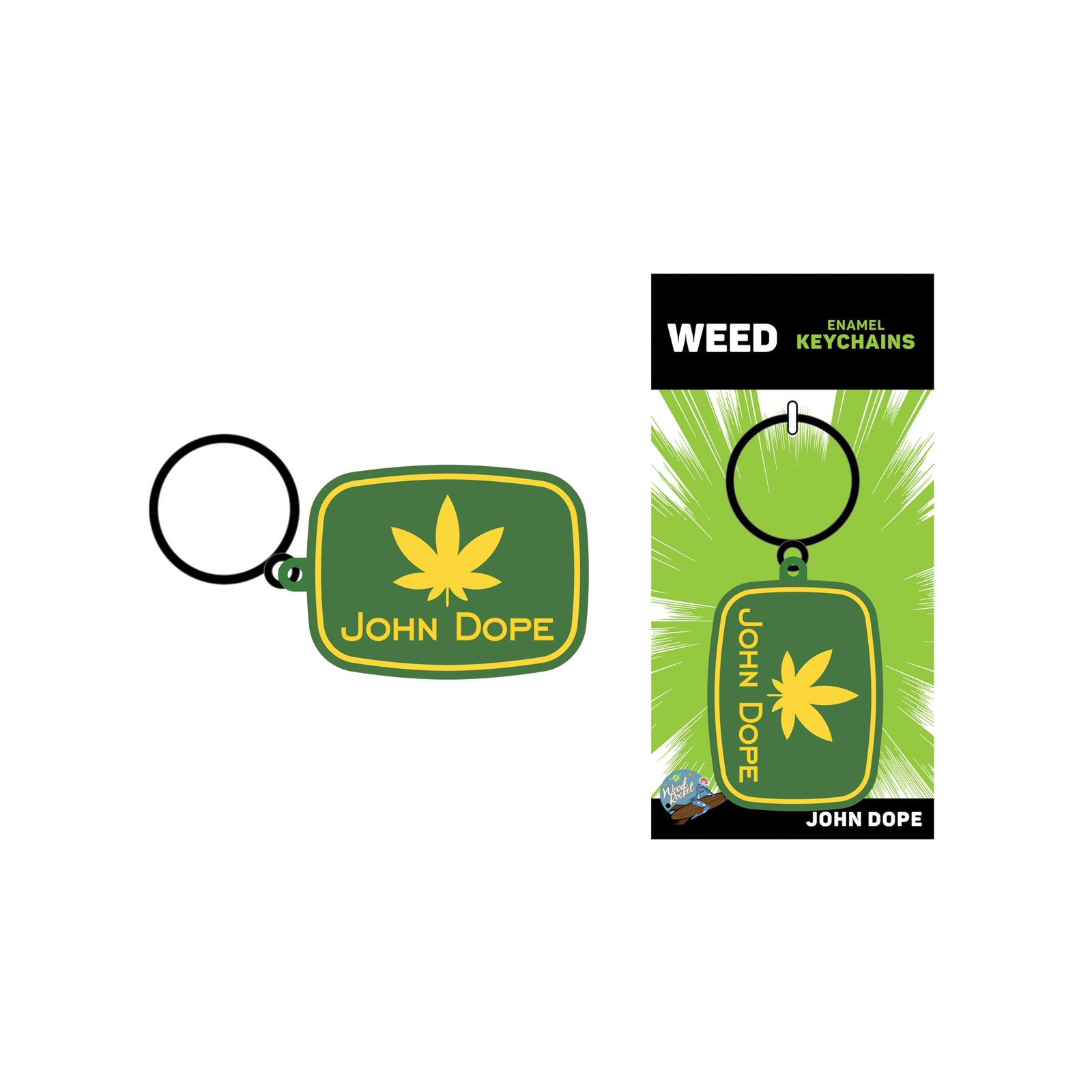 John Dope Weed Keychain Fun Gift