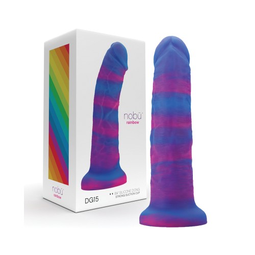 Nobu Rainbow Dildo 8" - Cosmic