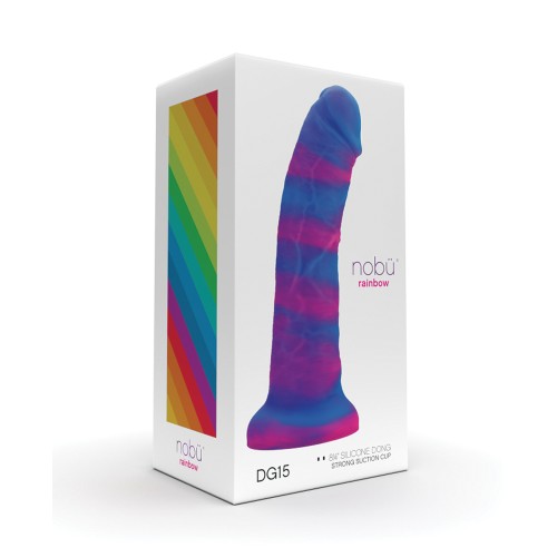 Nobu Rainbow Dildo 8" - Cosmic