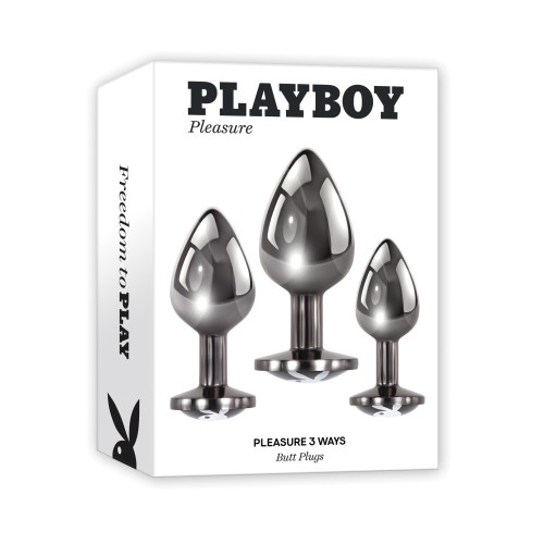 Kit de Entrenamiento Anal Playboy Pleasure 3 Ways