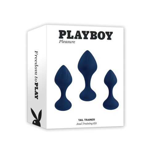 Playboy Tail Trainer Anal Training Kit in Navy