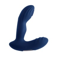 Playboy Masajeador Prostático Pleasure Pleaser - Ripple Océano Profundo