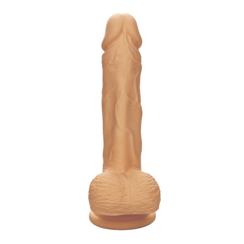 Studs Dual Density Silicone Dildo Ivory 5"