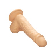 Dildo de Silicona de Densidad Dual Studs Marfil 5"