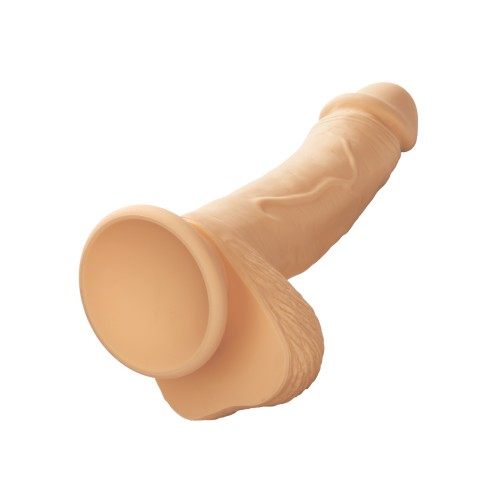 Dildo de Silicona de Densidad Dual Studs Marfil 5"