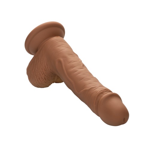 Studs Dual Density Silicone 5 Dildo Brown