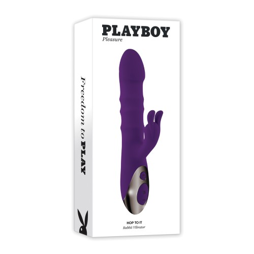 Vibrador Conejo Playboy con Empuje