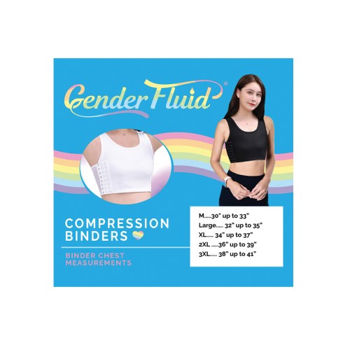 Binder de Compresión para Pecho Gender Fluid XXXL Negro