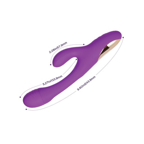 Bora G-Spot Tapping Rabbit Vibrator in Purple