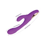 Bora G-Spot Tapping Rabbit Vibrator in Purple