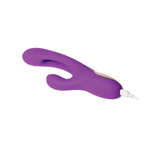 Vibrador Conejito Tapping G-Spot Bora en Púrpura