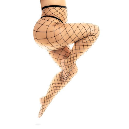 Fenced Net Pantyhose for Bold Fashion