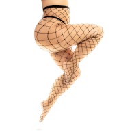 Fenced Net Pantyhose for Bold Fashion