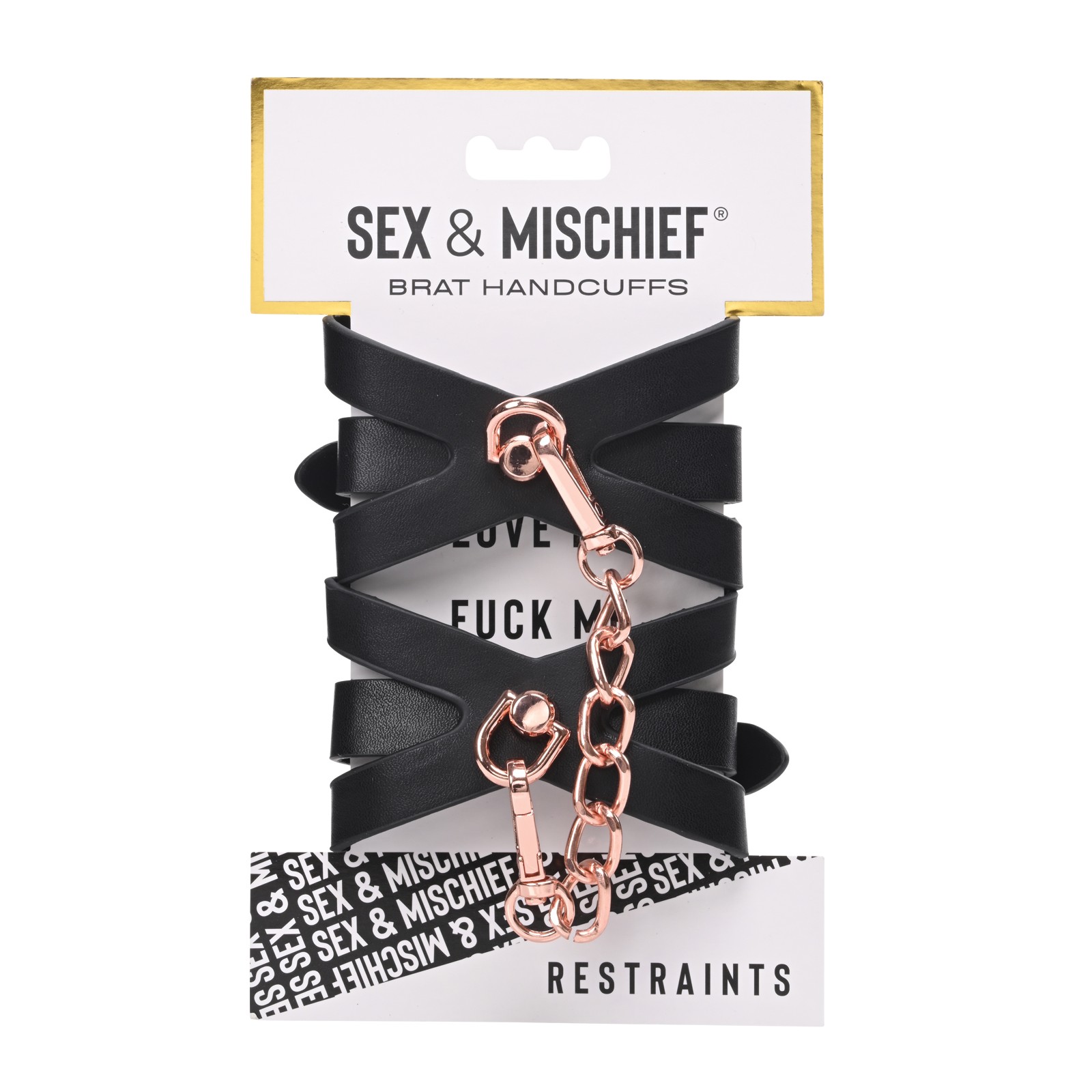 Sex & Mischief Brat Handcuffs - Playful Restraint