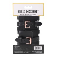 Sex & Mischief Brat Handcuffs - Playful Restraint