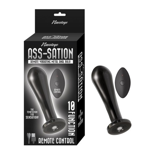 Remote Vibrating Metal Anal Bulb Ass-sation