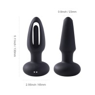 Snuggy Anal Plug Vibrator - Black