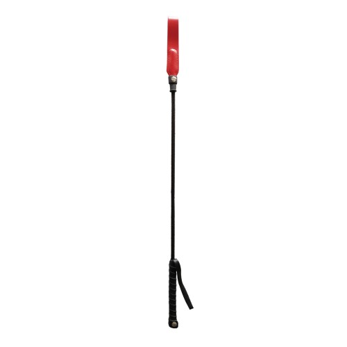 Rouge Long Riding Crop with Slim Tip for BDSM Play