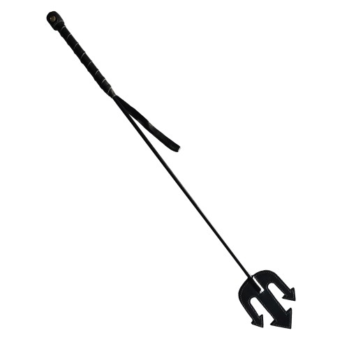 Rouge Devil Riding Crop Black