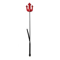 Rouge Devil Riding Crop Red