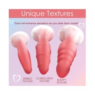 Simply Sweet Silicone Butt Plug Set