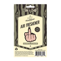 Peach Middle Finger Air Freshener for Freshness