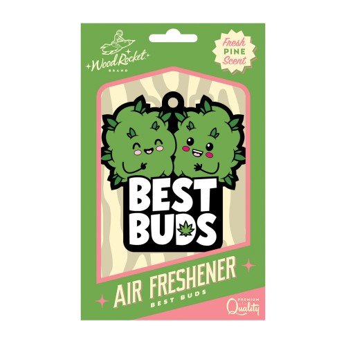 Wood Rocket Best Buds Air Freshener - Pine Scent