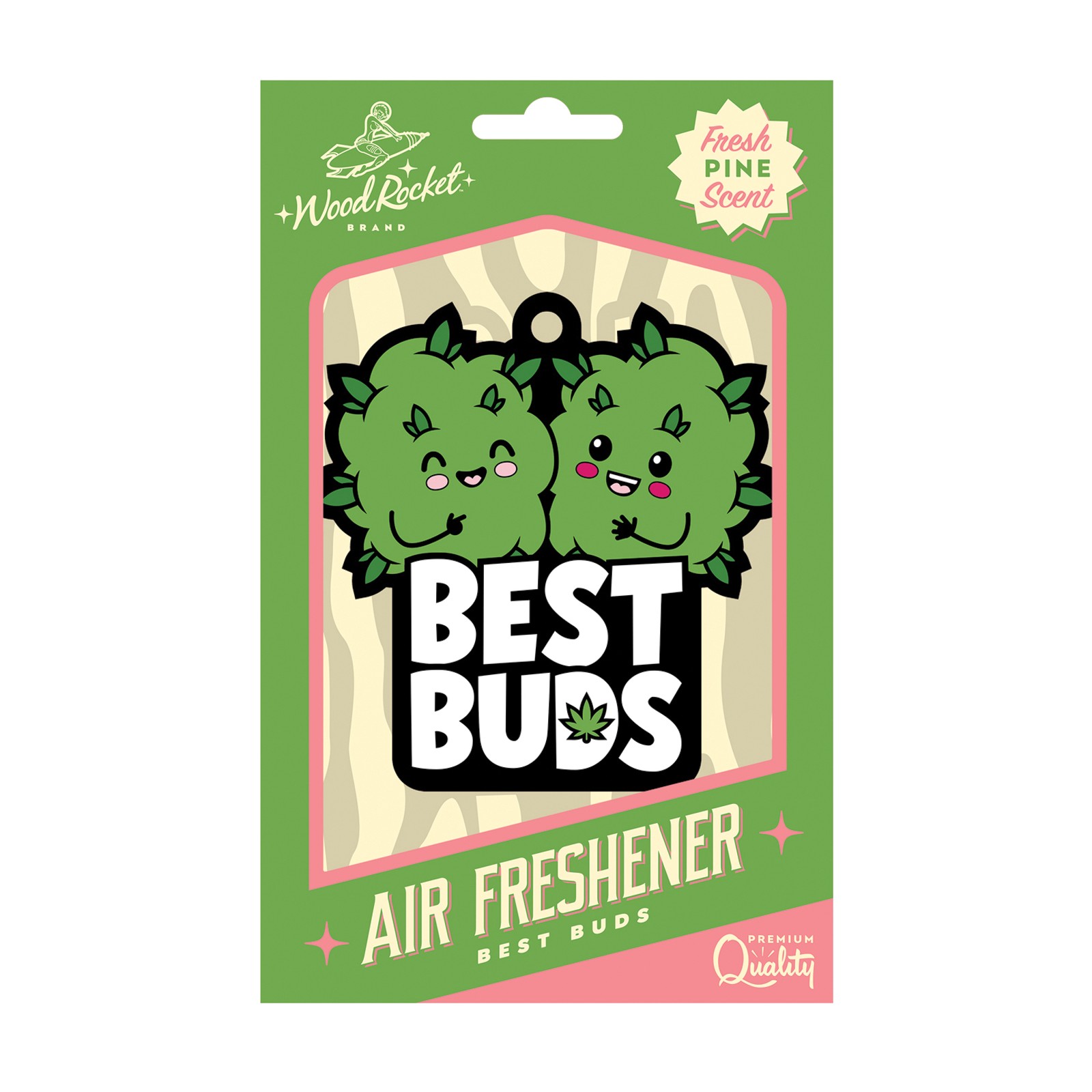 Wood Rocket Best Buds Air Freshener - Pine Scent