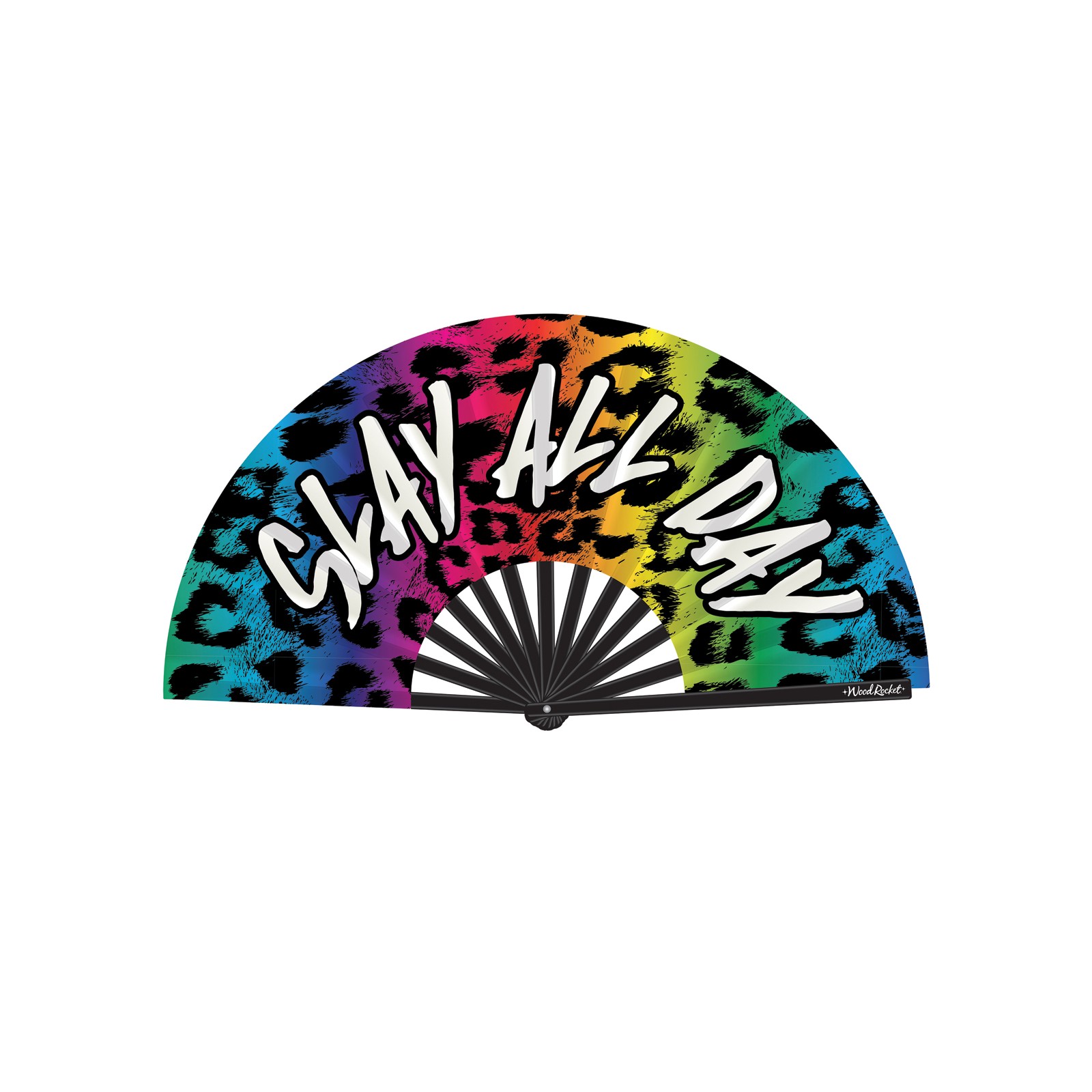 Wood Rocket Slay All Day Fan Multi-Color