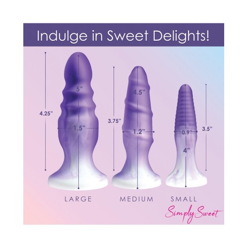 Simply Sweet Silicone Butt Plug Set for Enhanced Pleasure