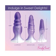 Set de Plug Anal de Silicona Simply Sweet para Placer Mejorado