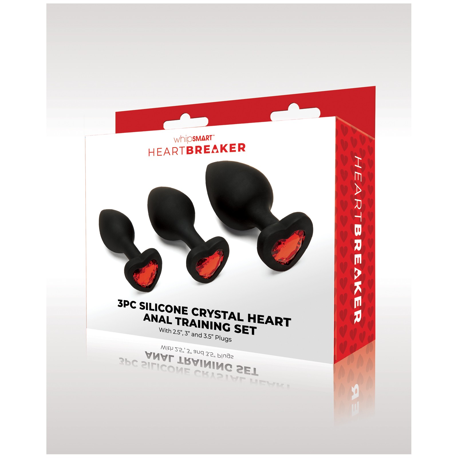 WhipSmart Heartbreaker 3 pc Set Black Red